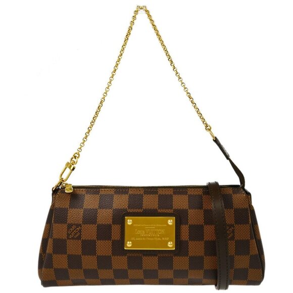 Louis Vuitton Damier Eva 2way Chain Handbag - Picture 1 of 10